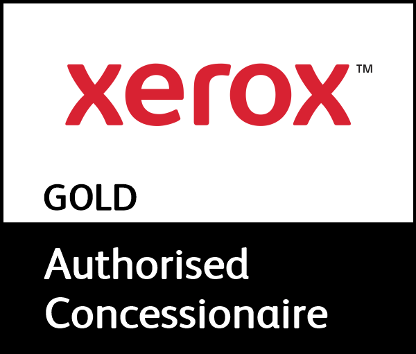 Xerox gold authorised concessionaire logo