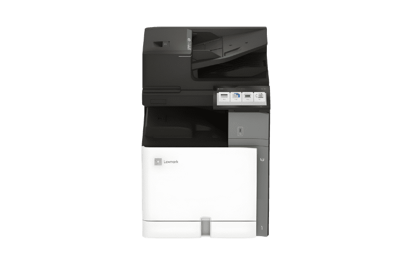 Stampante multifunzione Lexmark CX833 vista frontale