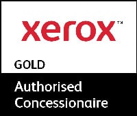 Xerox gold authorised concessionaire logo