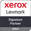 Xerox gold authorised concessionaire logo